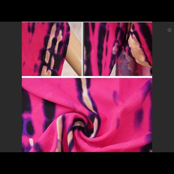 Dianthus Kimono Kaftan Dress - Picture 3 of 3